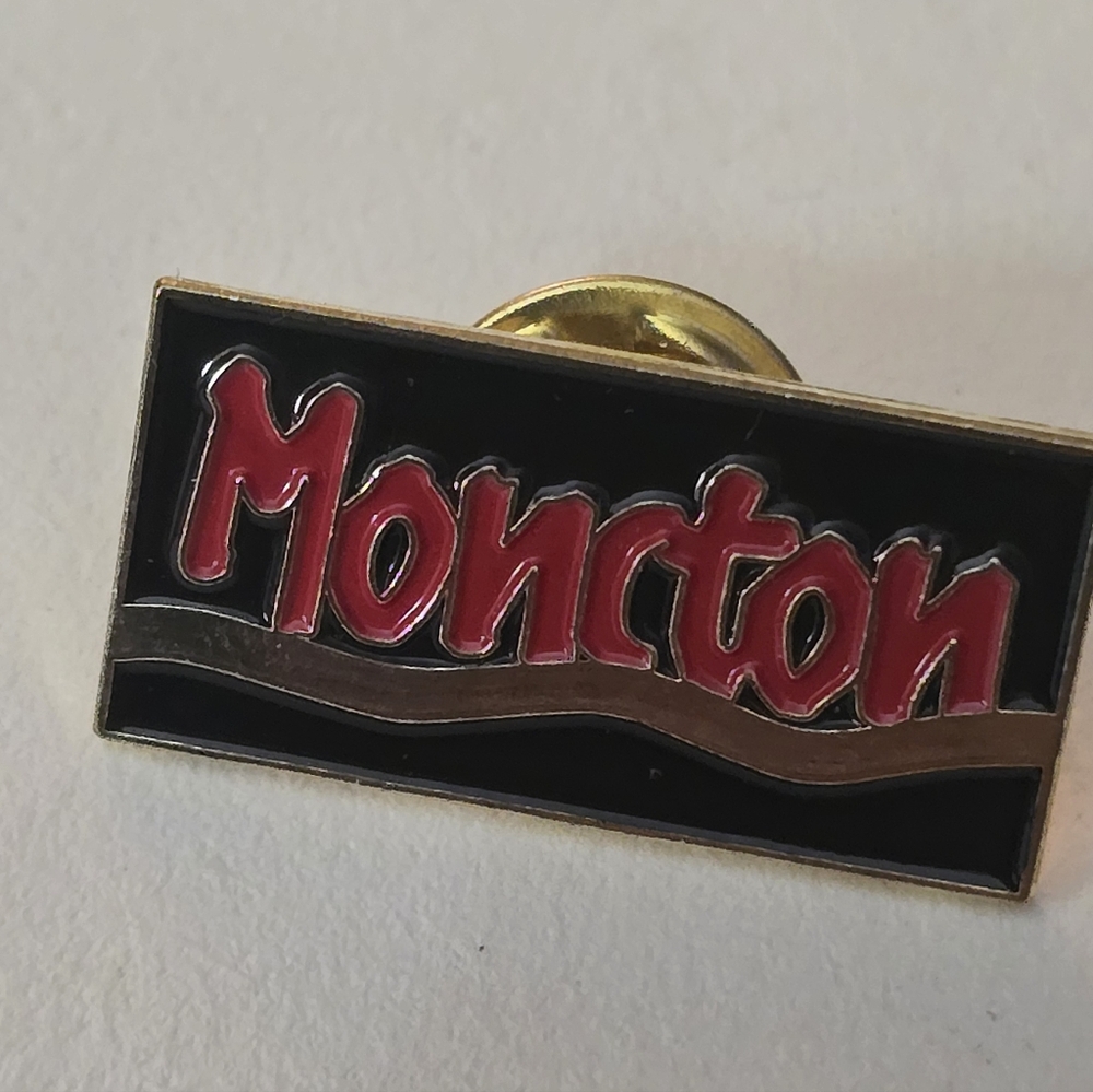 New Brunswick Moncton NB Vintage Lapel Pin travel canada souvenir